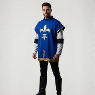 Disfraz Caballero Medieval Azul Clásico /Hombre Adulto